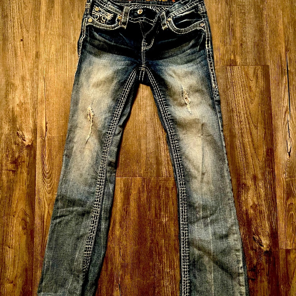 Lightly used jeans.